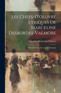 Front cover_Les Chefs-D'oeuvre Lyriques De Marceline Desbordes-Valmore