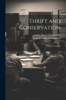 Couverture_Thrift and Conservation