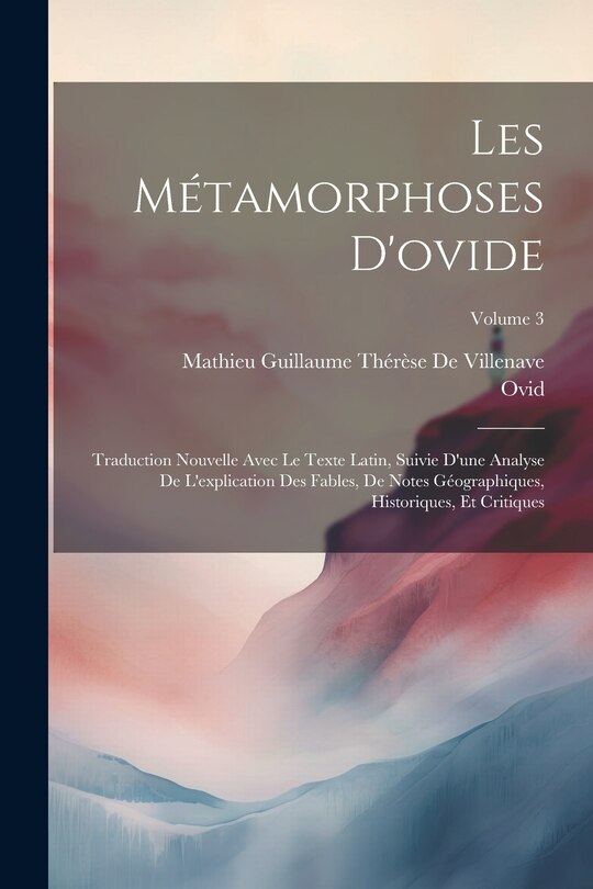 Front cover_Les Métamorphoses D'ovide