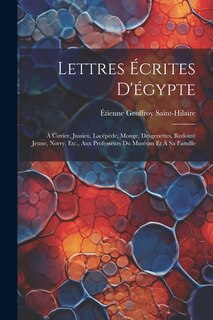 Couverture_Lettres Écrites D'égypte