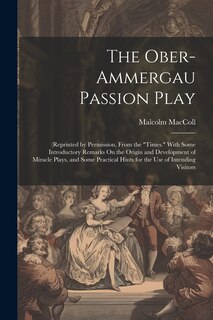 Front cover_The Ober-Ammergau Passion Play