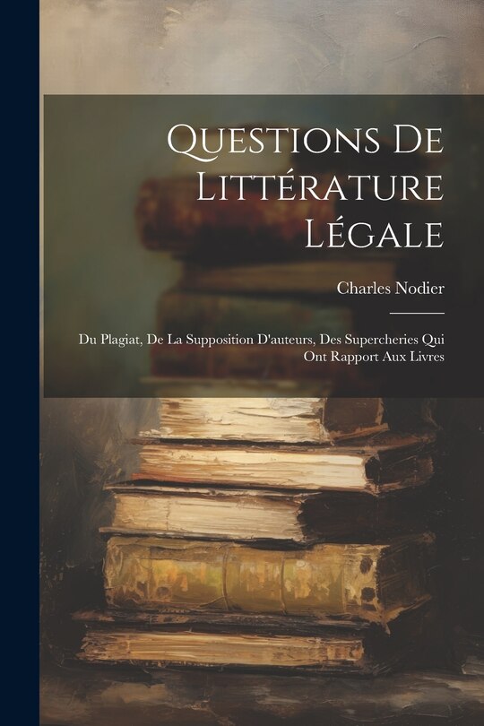 Front cover_Questions De Littérature Légale