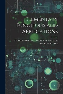 Front cover_Elementary Functions and Applications