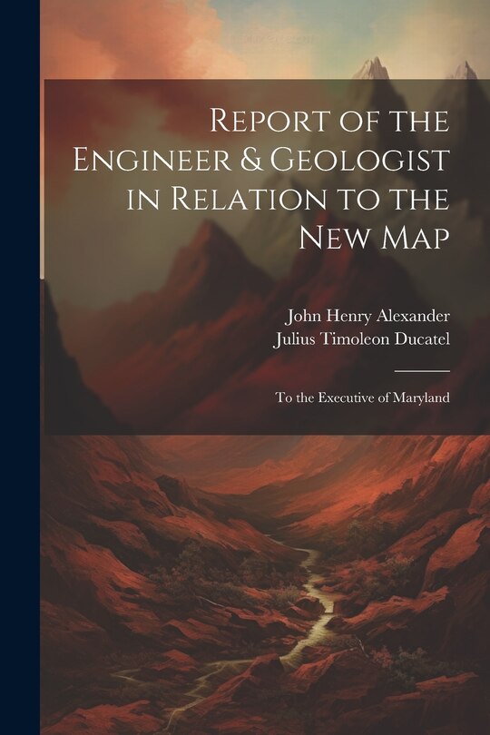 Front cover_Report of the Engineer & Geologist in Relation to the New Map