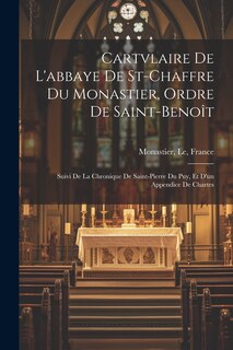 Front cover_Cartvlaire De L'abbaye De St-Chaffre Du Monastier, Ordre De Saint-Benoît