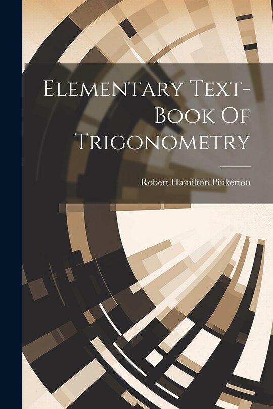 Front cover_Elementary Text-book Of Trigonometry