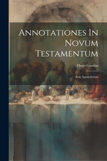 Couverture_Annotationes In Novum Testamentum