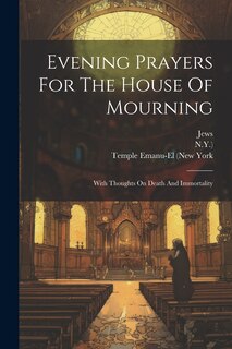 Couverture_Evening Prayers For The House Of Mourning