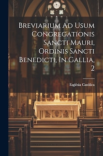 Couverture_Breviarium Ad Usum Congregationis Sancti Mauri, Ordinis Sancti Benedicti, In Gallia, 2