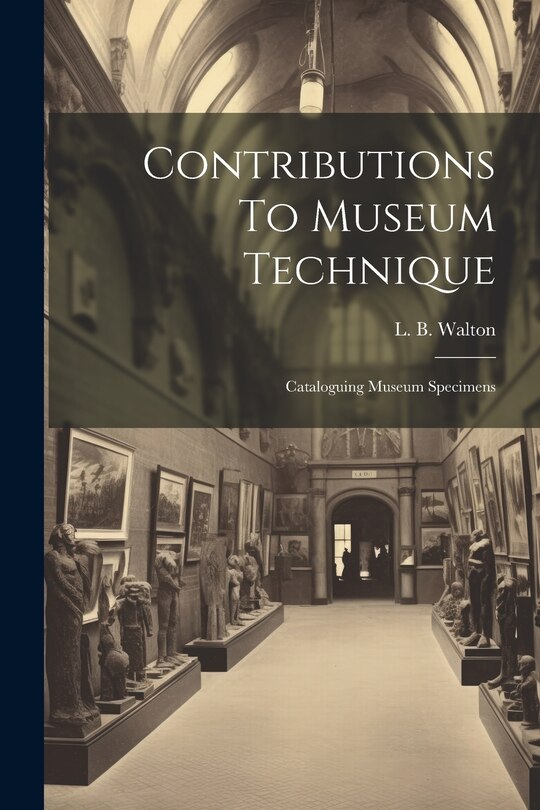 Front cover_Contributions To Museum Technique