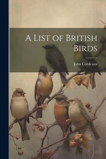 Front cover_A List of British Birds