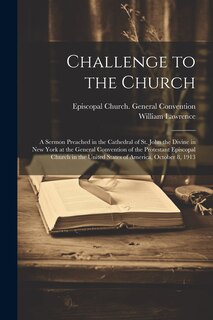 Front cover_Challenge to the Church