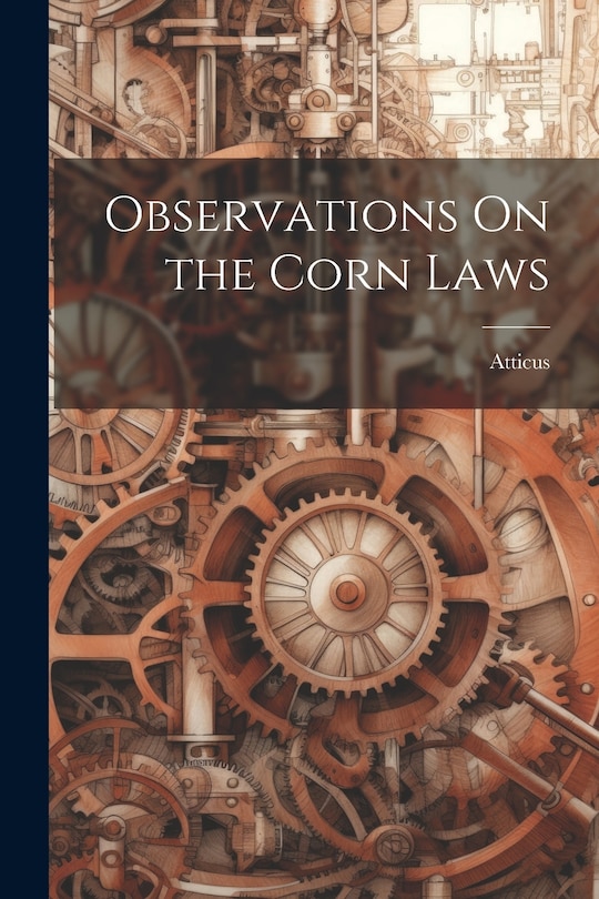 Couverture_Observations On the Corn Laws