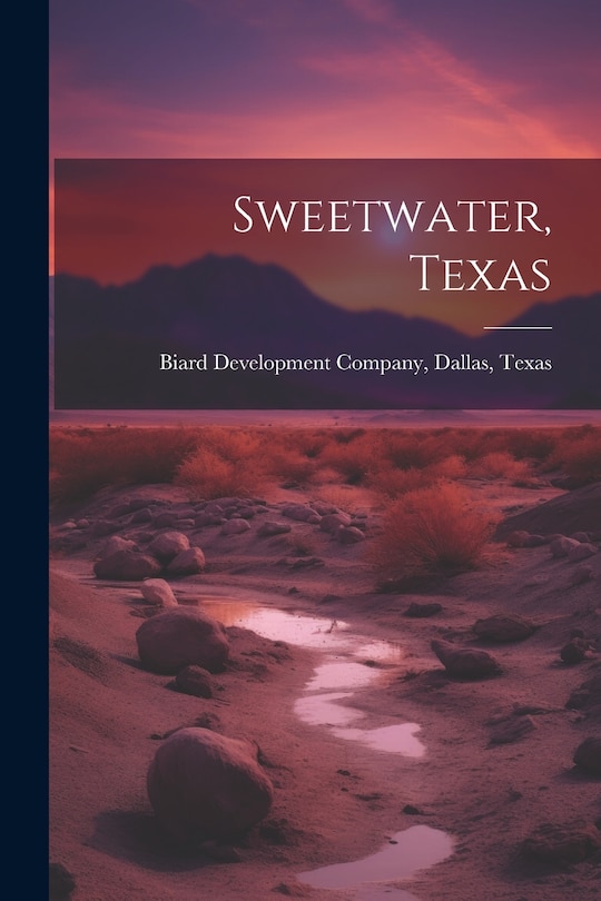 Front cover_Sweetwater, Texas