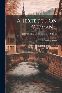 Couverture_A Textbook On German ...