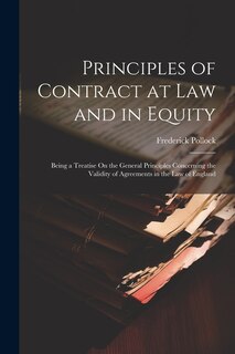Couverture_Principles of Contract at Law and in Equity