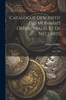 Couverture_Catalogue Descriptif Des Monnaies Obsidionales Et De Nécessité