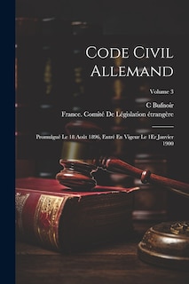 Front cover_Code Civil Allemand