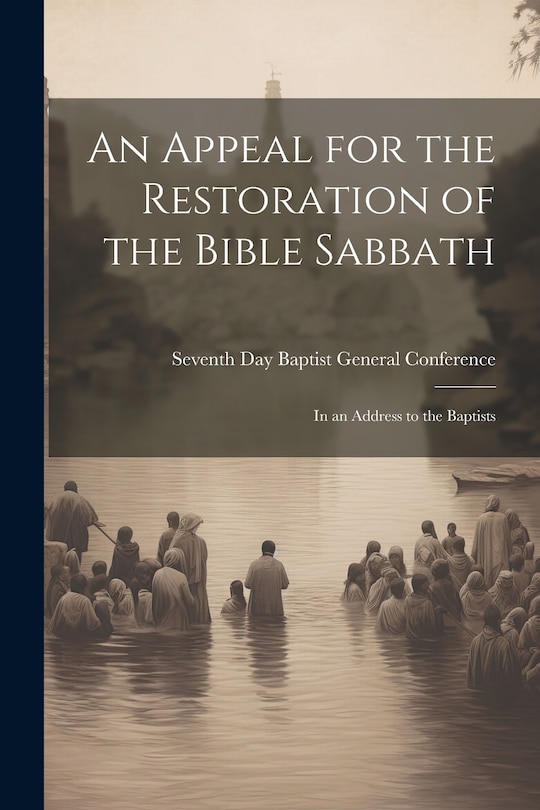 Couverture_An Appeal for the Restoration of the Bible Sabbath