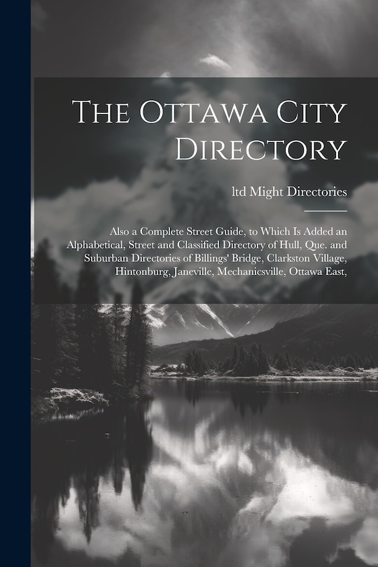 Front cover_The Ottawa City Directory