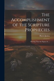 Front cover_The Accomplishment of the Scripture Prophecies