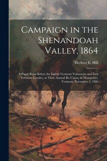 Couverture_Campaign in the Shenandoah Valley, 1864