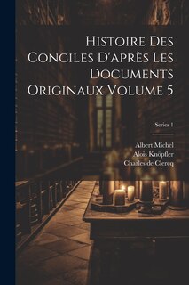 Front cover_Histoire des conciles d'après les documents originaux Volume 5; Series 1