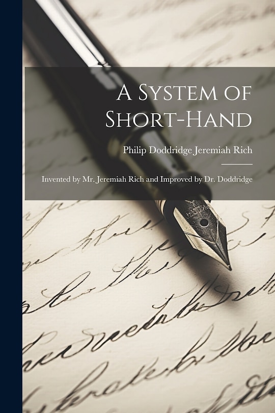 Couverture_A System of Short-hand
