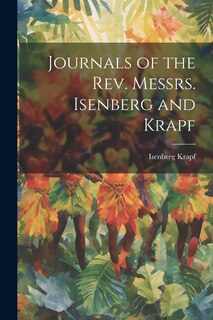 Couverture_Journals of the Rev. Messrs. Isenberg and Krapf
