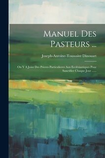 Couverture_Manuel Des Pasteurs ...