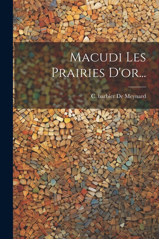Front cover_Macudi Les Prairies D'or...