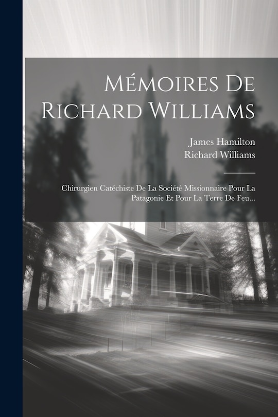 Front cover_Mémoires De Richard Williams