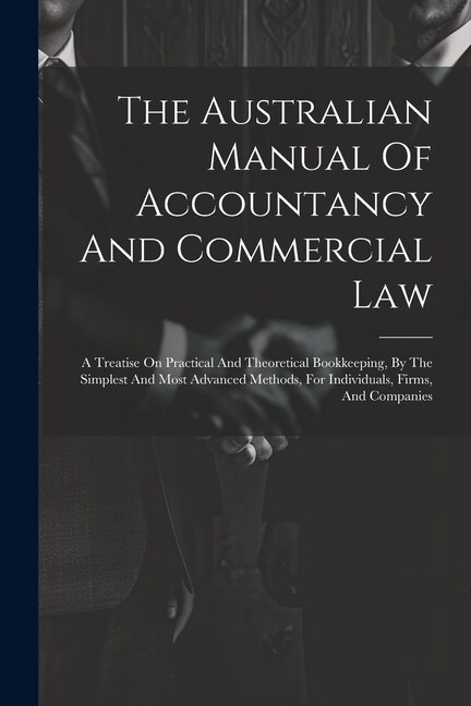 Couverture_The Australian Manual Of Accountancy And Commercial Law