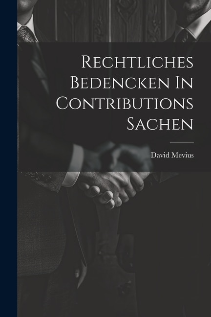 Front cover_Rechtliches Bedencken In Contributions Sachen