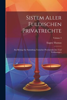 Couverture_Sistem Aller Fuldischen Privatrechte