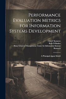 Front cover_Performance Evaluation Metrics for Information Systems Development