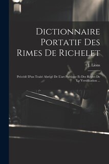 Front cover_Dictionnaire Portatif Des Rimes De Richelet