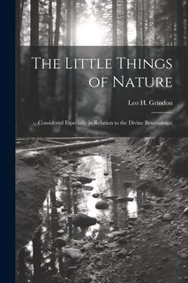 Couverture_The Little Things of Nature