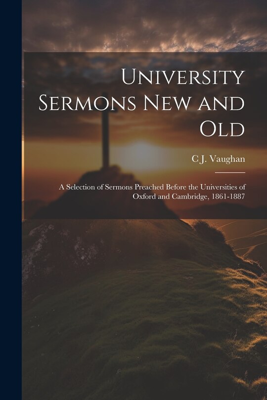 Couverture_University Sermons new and Old