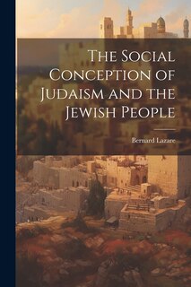 Couverture_The Social Conception of Judaism and the Jewish People