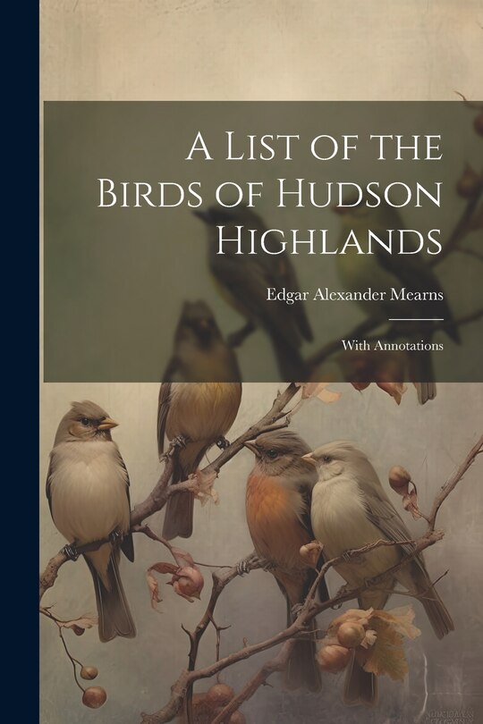 Couverture_A List of the Birds of Hudson Highlands