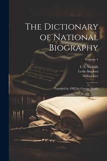 Front cover_The Dictionary of National Biography