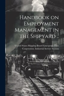 Couverture_Handbook on Employment Management in the Shipyard ..