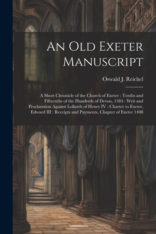 Front cover_An old Exeter Manuscript