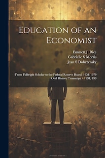 Front cover_Education of an Economist