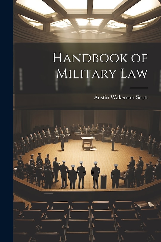 Front cover_Handbook of Military Law
