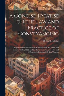 Couverture_A Concise Treatise on the law and Practice of Conveyancing