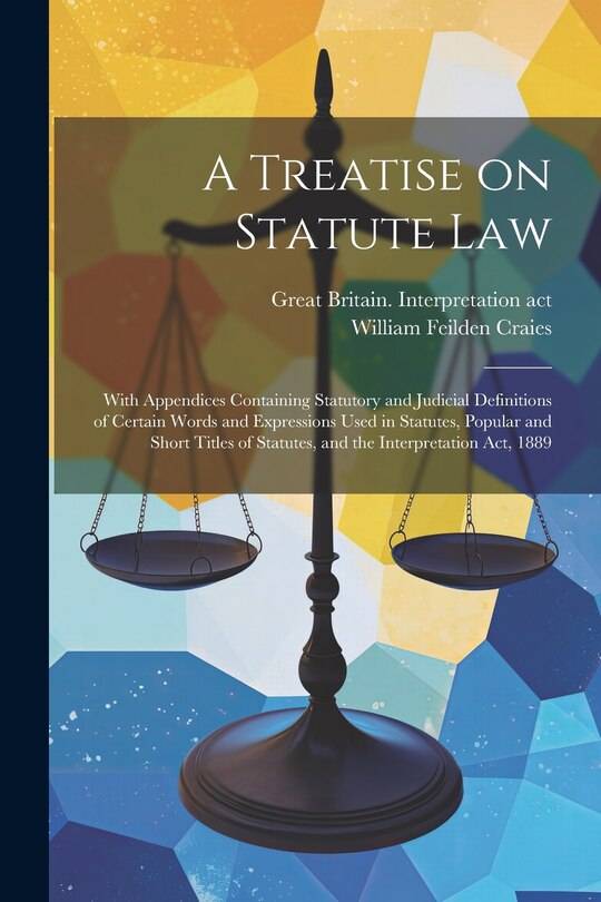 Couverture_A Treatise on Statute Law