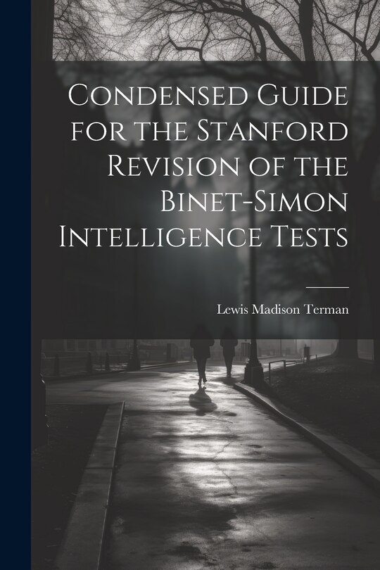 Couverture_Condensed Guide for the Stanford Revision of the Binet-Simon Intelligence Tests
