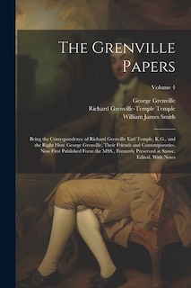 Couverture_The Grenville Papers
